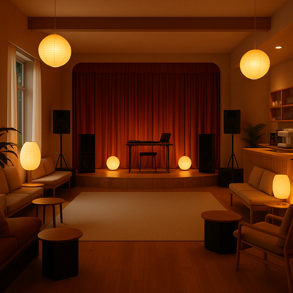 Harmony Café performance space